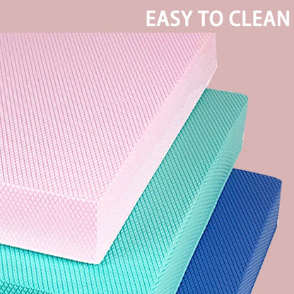 TPE Yoga Balance 6Cm Mat Fitness Yoga Equipment Adult Plank Kneeling Mat Yoga Core Training Thickened Cushioned Exercise Mat