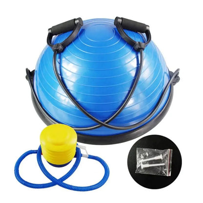 Hit Yoga Wave Speed Ball,Special Fitness Ball,Balance Hemisphere,Fitness Ball,Home Yoga Fitness Equipment,Blue